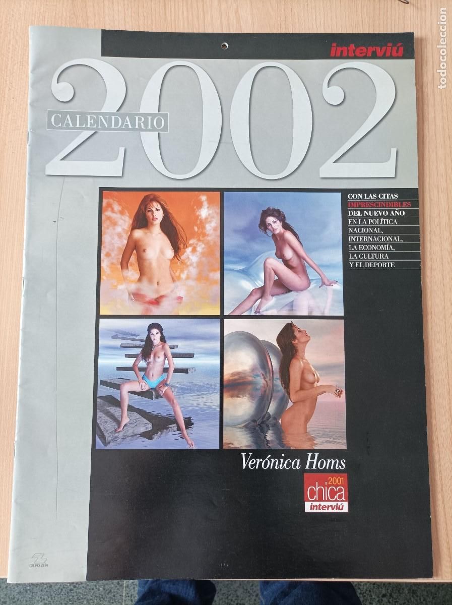 Coleccionismo calendarios: calendario interviu 2002 - Foto 1
