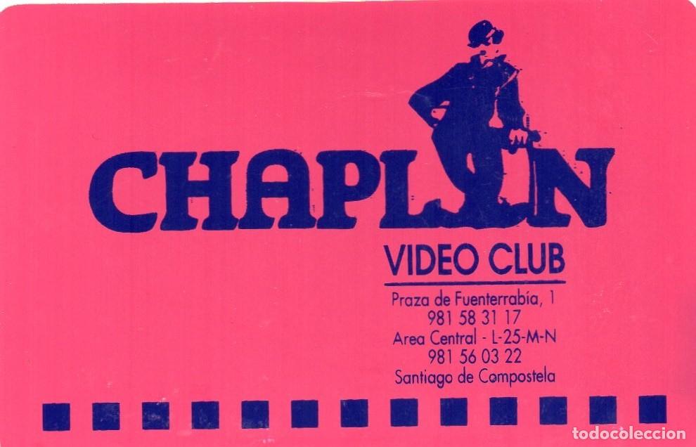 Coleccionismo Calendarios: Calendario de Publicidad 2005 - CHAPLIN - VIDEO CLUB - SANTIAGO DE COMPOSTELA