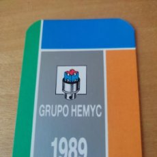 Coleccionismo Calendarios: GRUPO HEMYC 1989 CALENDARIO BOLSILLO PUBLICIDAD ****. Lote 401870184