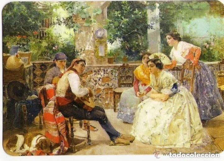 Coleccionismo Calendarios: -79989 CALENDARIO PINTURA MUJERES CON TRAJES REGIONAL CON MUSICOS, A&Ntilde;O 2015, SERIE L, CON PUBLICIDAD