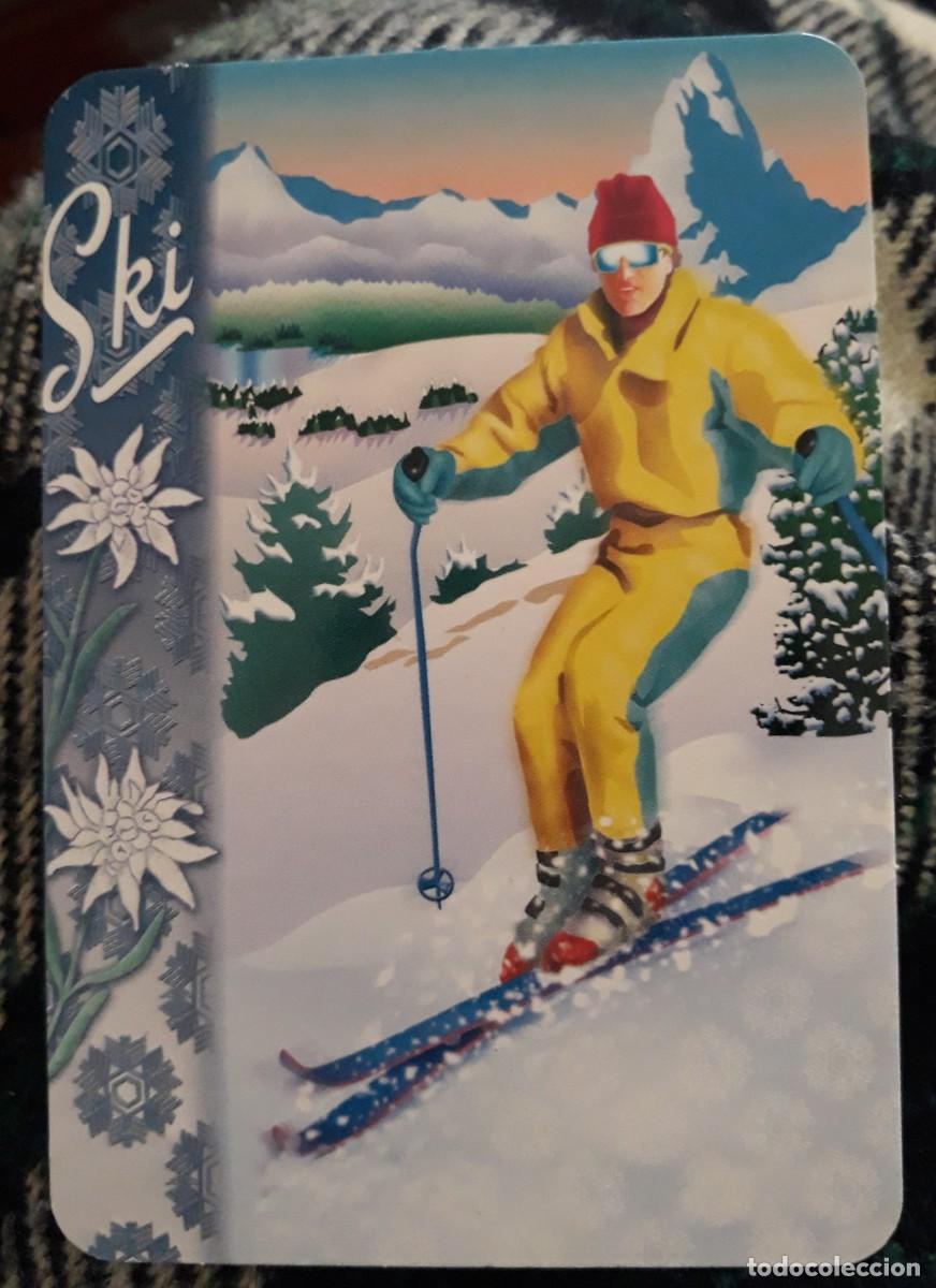 Coleccionismo Calendarios: -80032 CALENDARIO DIBUJO SKI, A&Ntilde;O 2008, SERIE RR 74, DEPORTES DE NIEVE