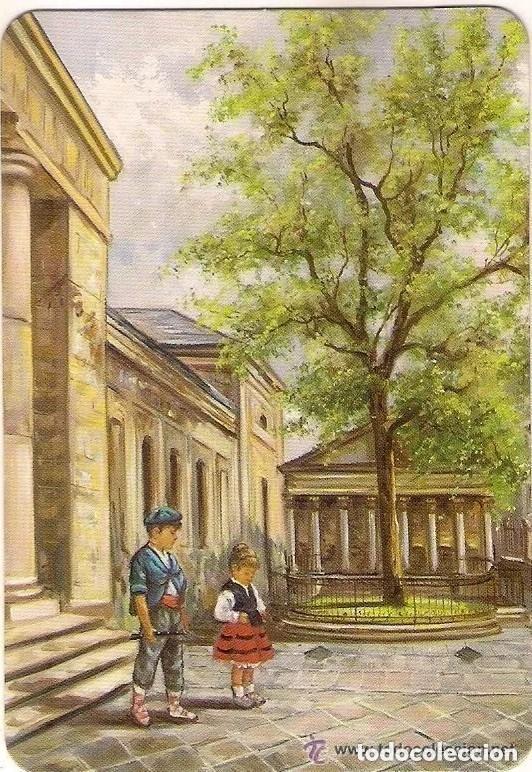 Coleccionismo Calendarios: -47471 CALENDARIO PINTURA NI&Ntilde;OS CON TRAJE REGIONAL, A&Ntilde;O 2000, CON PUBLICIDAD, SERIE EGC 44, FOLKLORE