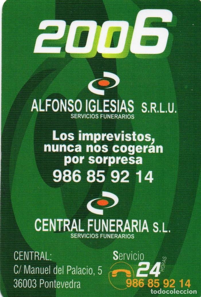 Coleccionismo calendarios: Calendario de Publicidad 2006 - ALFONSO IGLESIAS - CENTRAL FUNERARIA