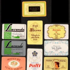 Coleccionismo Calendarios: 9 CALENDARIOS DE BOLSILLO PORTUGAL ACH. BRITO PORTO JABONES Y COLONIAS AÑO 1987. Lote 402436784