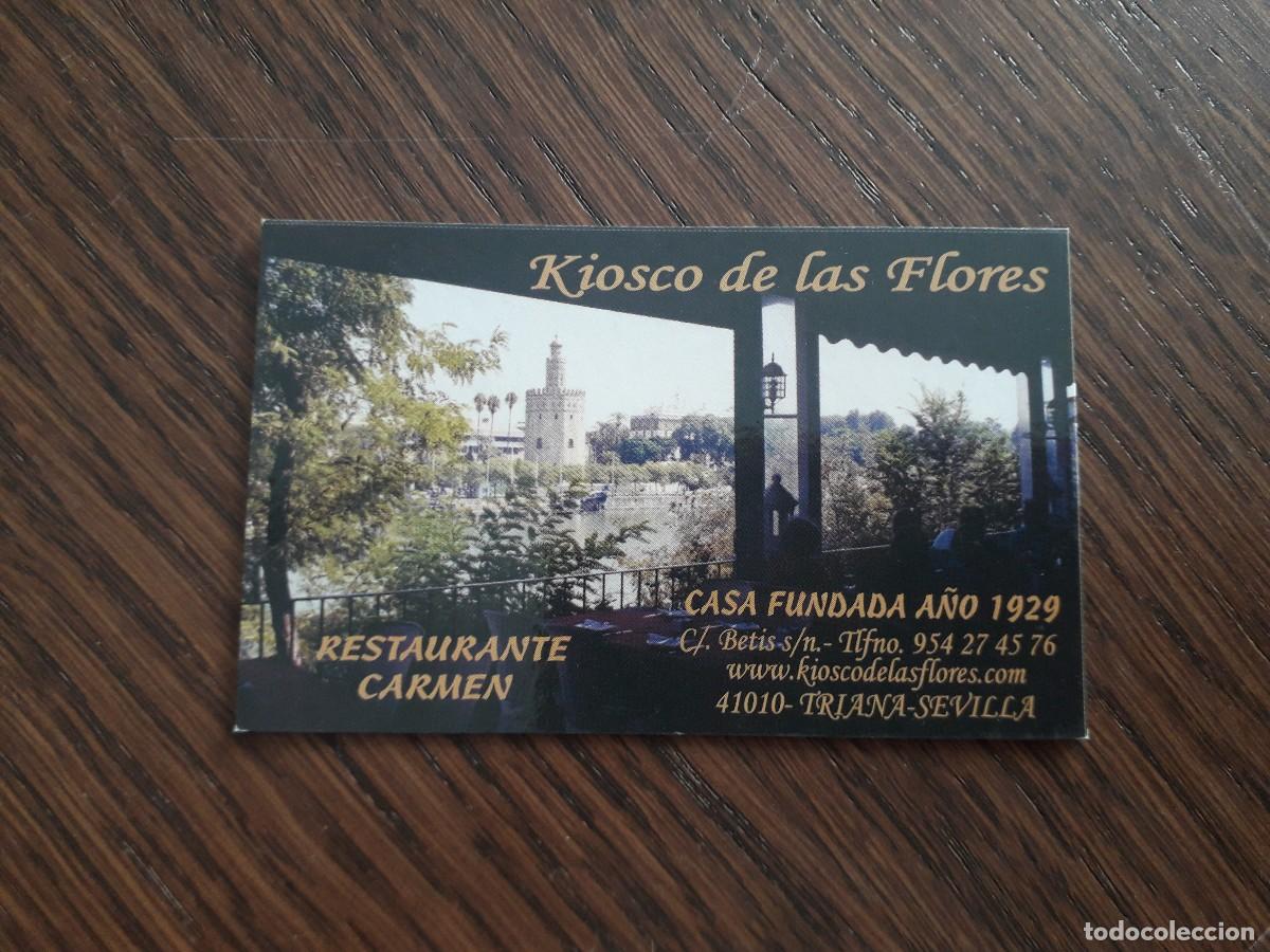 Coleccionismo Calendarios: calendario de publicidad, Restaurante Carmen, kiosco de las flores, Sevilla, a&ntilde;o 2006