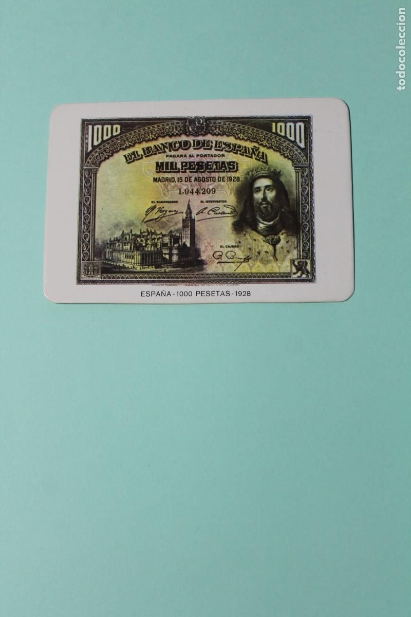Coleccionismo calendarios: CALENDARIO DE BOLSILLO. BILLETE DE ESPA&Ntilde;A. 1000 PESETAS. A&Ntilde;O 1978. NUM. DE SERIE 239.