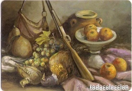 Coleccionismo Calendarios: -30645 CALENDARIO PINTURA BODEGON DE CAZA, A&Ntilde;O 2000, CON PUBLICIDAD, SERIE WCB 312