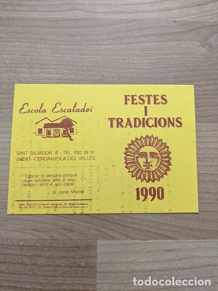 Sammeln von Kalendern: CALENDARIO DE COLECCI&Oacute;N ESCOLA ESCALADEI 1990