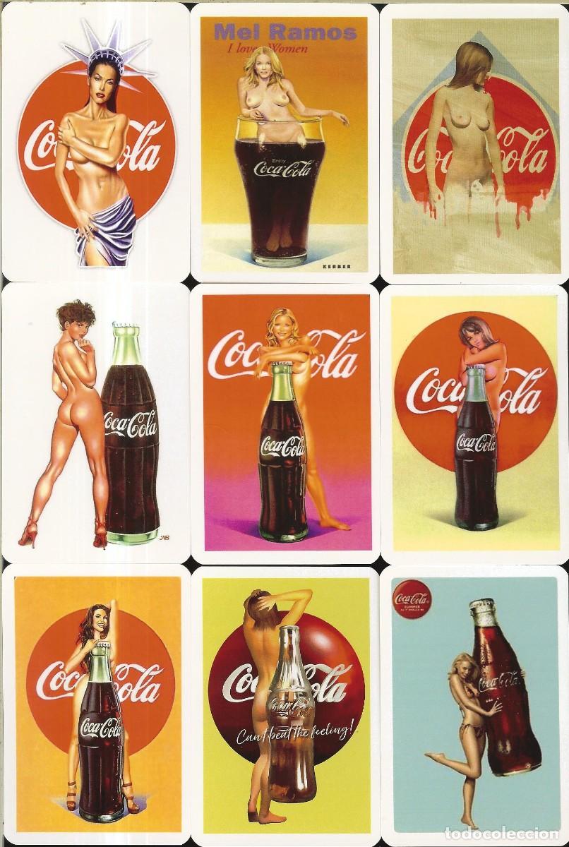 Coleccionismo calendarios: LOTE DE 9 CALENDARIOS DE BOLSILLO - 2022 - COCA COLA GIRLS NUDE