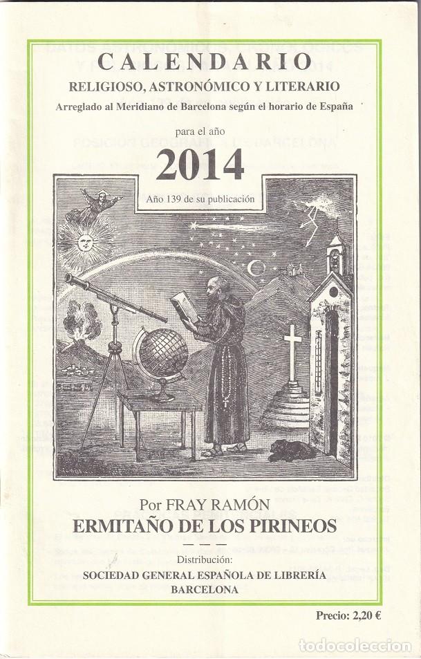 Sammeln von Kalendern: Calendario religioso, astron&oacute;mico y literario ... para el a&ntilde;o 2014
