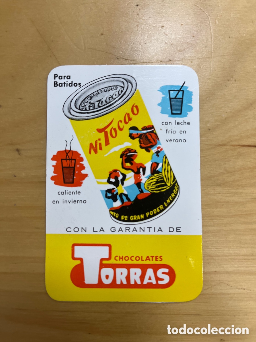 Coleccionismo calendarios: Antiguo calendario chocolates torres ni tocao 1967