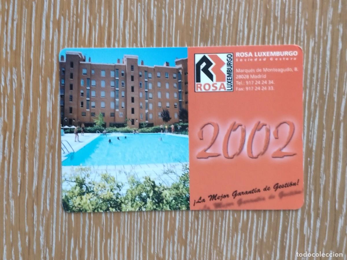 Coleccionismo calendarios: VCK 3947 Calendario bolsillo - A&Ntilde;O 2002 - ROSA LUXEMBURGO - COOPERATIVA VIVIENDAS - PUBLICIDAD