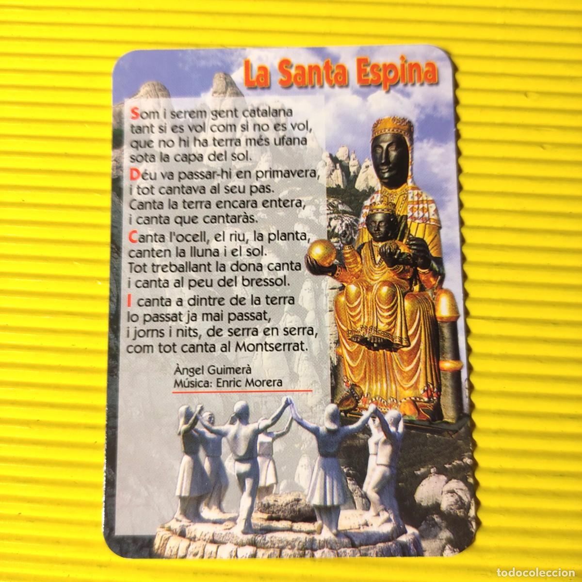 Collectionnisme Calendriers: CALENDARIO ** VIRGEN DE MONTSERRAT 2005 ** LA SANTA ESPINA ** EN CATALAN **RELIGIOSO ** RR 370 ** T4