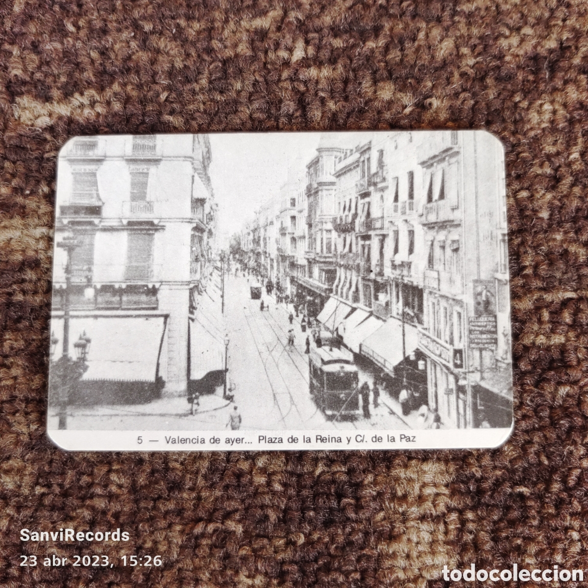 Sammeln von Kalendern: CALENDARIO 1985 VALENCIA DE AYER 5, PLAZA DE LA REINA (DISTRIBUIDORA LIBROS JOSE ANGEL SANZ)