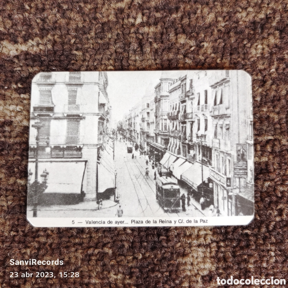 Sammeln von Kalendern: CALENDARIO 1985 VALENCIA DE AYER 5, PLAZA DE LA REINA (DISTRIBUIDORA LIBROS JOSE ANGEL SANZ)