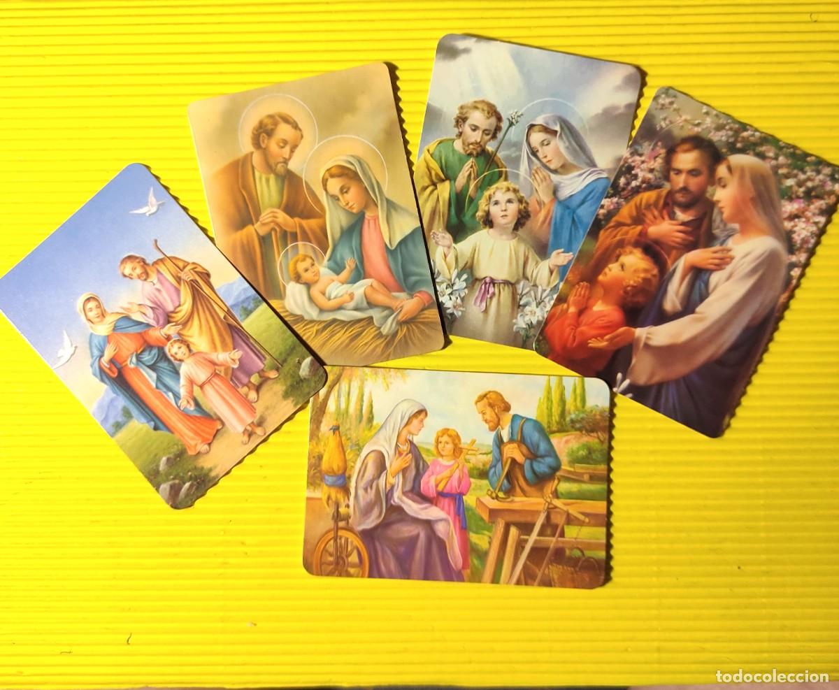 Coleccionismo calendarios: CALENDARIO * DIBUJO * LA VIRGEN ,SAN JOSE Y EL NI&Ntilde;O JESUS**LOTE DE 5 * VER FOTO ADICIONAL A&Ntilde;OS ** T4