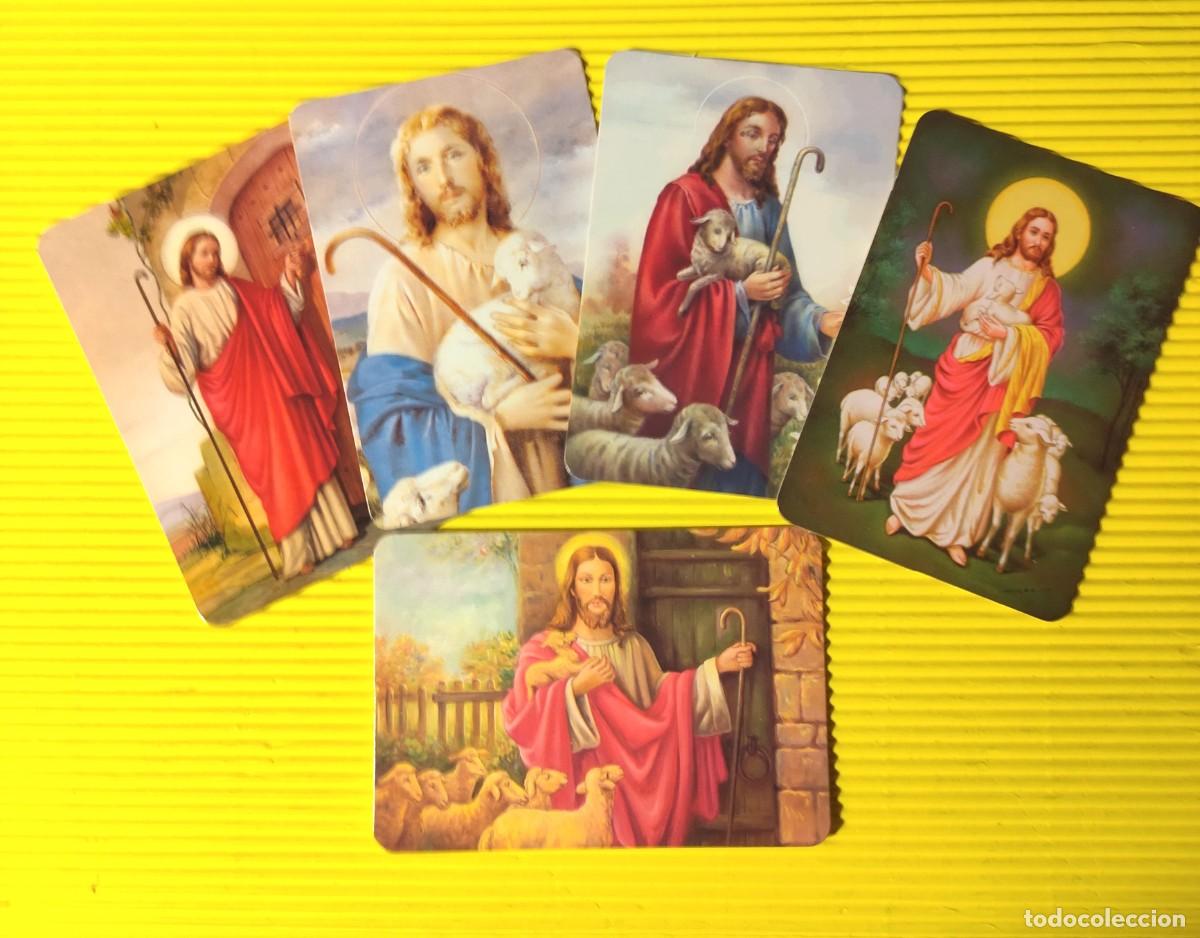 Coleccionismo calendarios: CALENDARIO * DIBUJO *JESUCRISTO ** LOTE DE 5 DISTINTOS ** VER FOTO ADICIONAL** T4