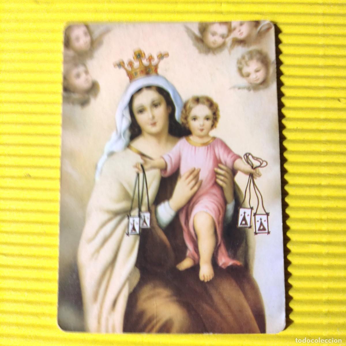 Coleccionismo Calendarios: CALENDARIO * DIBUJO * VIRGEN DEL CARMEN Y EL NI&Ntilde;O JESUS 2000 ** WCB 341 ** CON PUBLICIDAD ** T4
