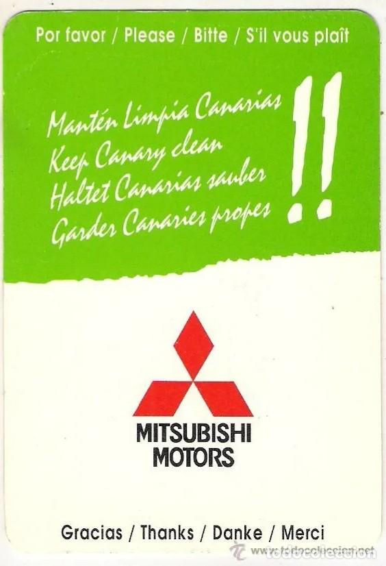 Coleccionismo Calendarios: -56024 CALENDARIO MITSUBISHI MOTORS, A&Ntilde;O 1993, PUBLICITARIO ESPA&Ntilde;OL COCHES