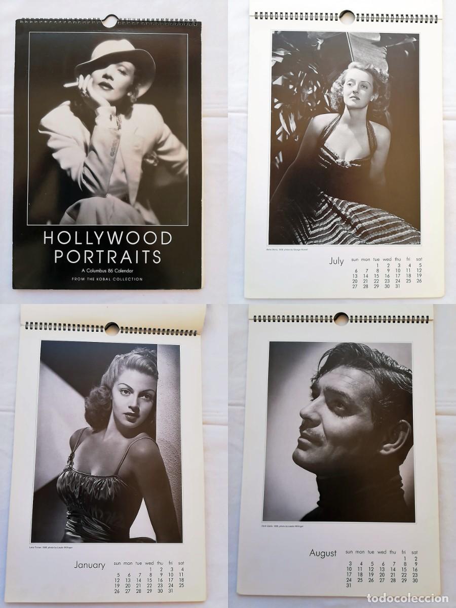 Collezionismo Calendari: HOLLYWOOD PORTRAITS CALENDAR 1986 KOBAL COLLECTION / CALENDARIO RETRATOS HOLLYWOOD 1986
