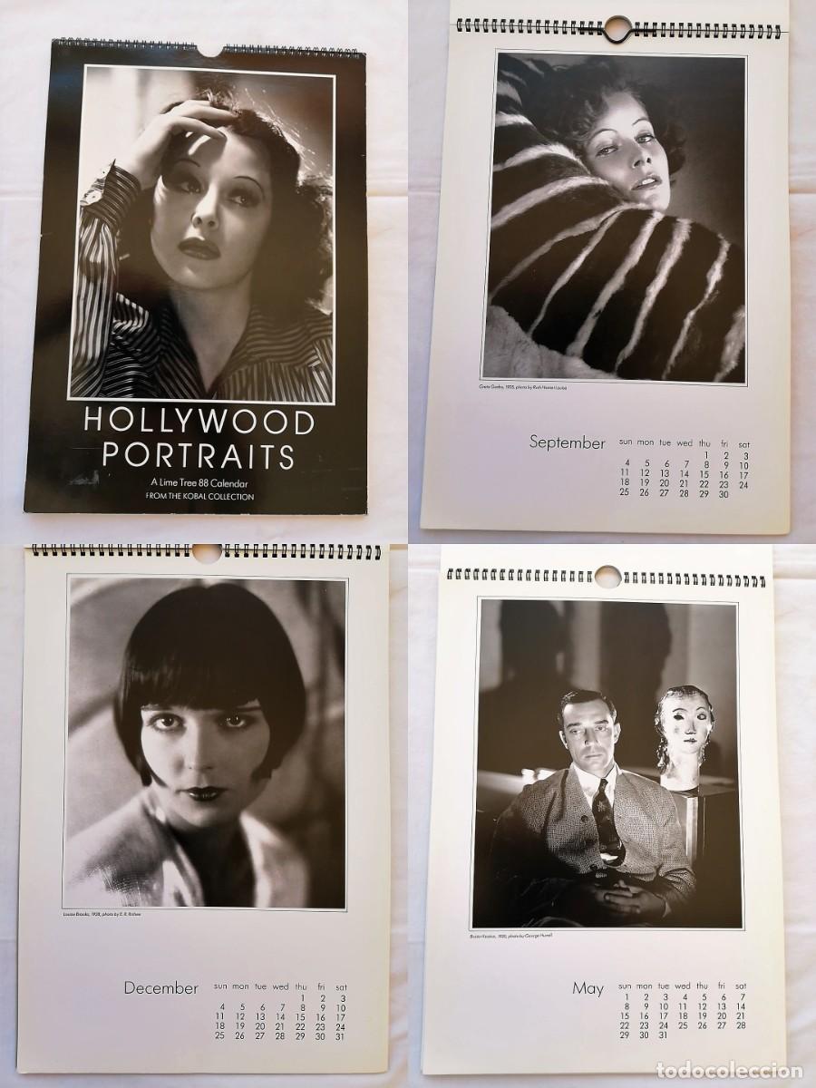 Collezionismo Calendari: HOLLYWOOD PORTRAITS CALENDAR 1988 KOBAL COLLECTION / CALENDARIO RETRATOS HOLLYWOOD 1988