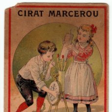 Coleccionismo Calendarios: ANTIGUO CALENDARIO CRÉMES CIRAT MARCEROU 1903 LE BOUGEOIR PORTE-MONTRE. MINOT, PARIS. AA