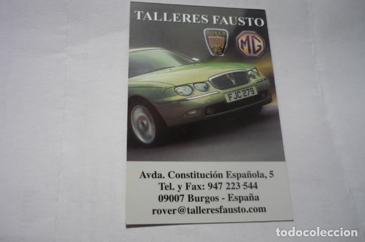 Coleccionismo calendarios: calendario coches rover talleres fausto burgos 2004