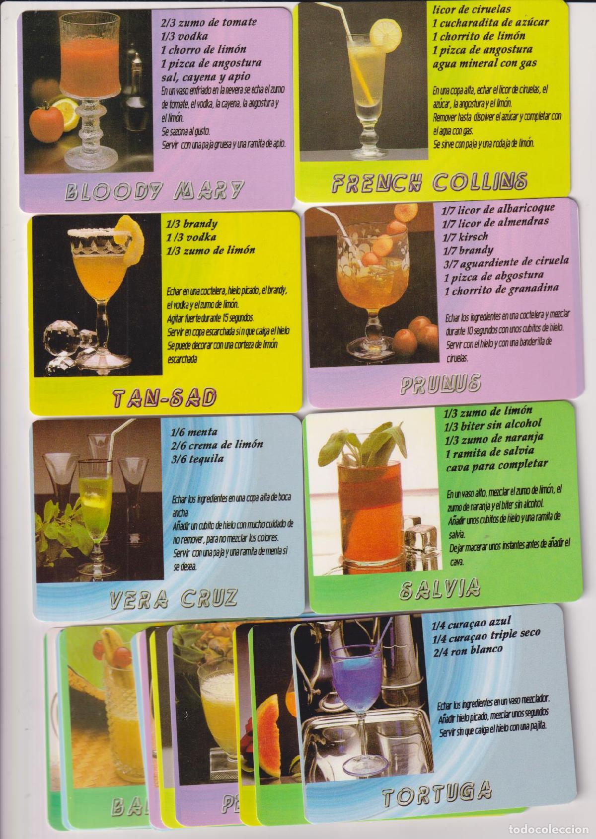 Colecionismo Calend&aacute;rios: Serie de 16 Calendarios para 2009. Cocktails y Combinaciones. A.C.C.B.