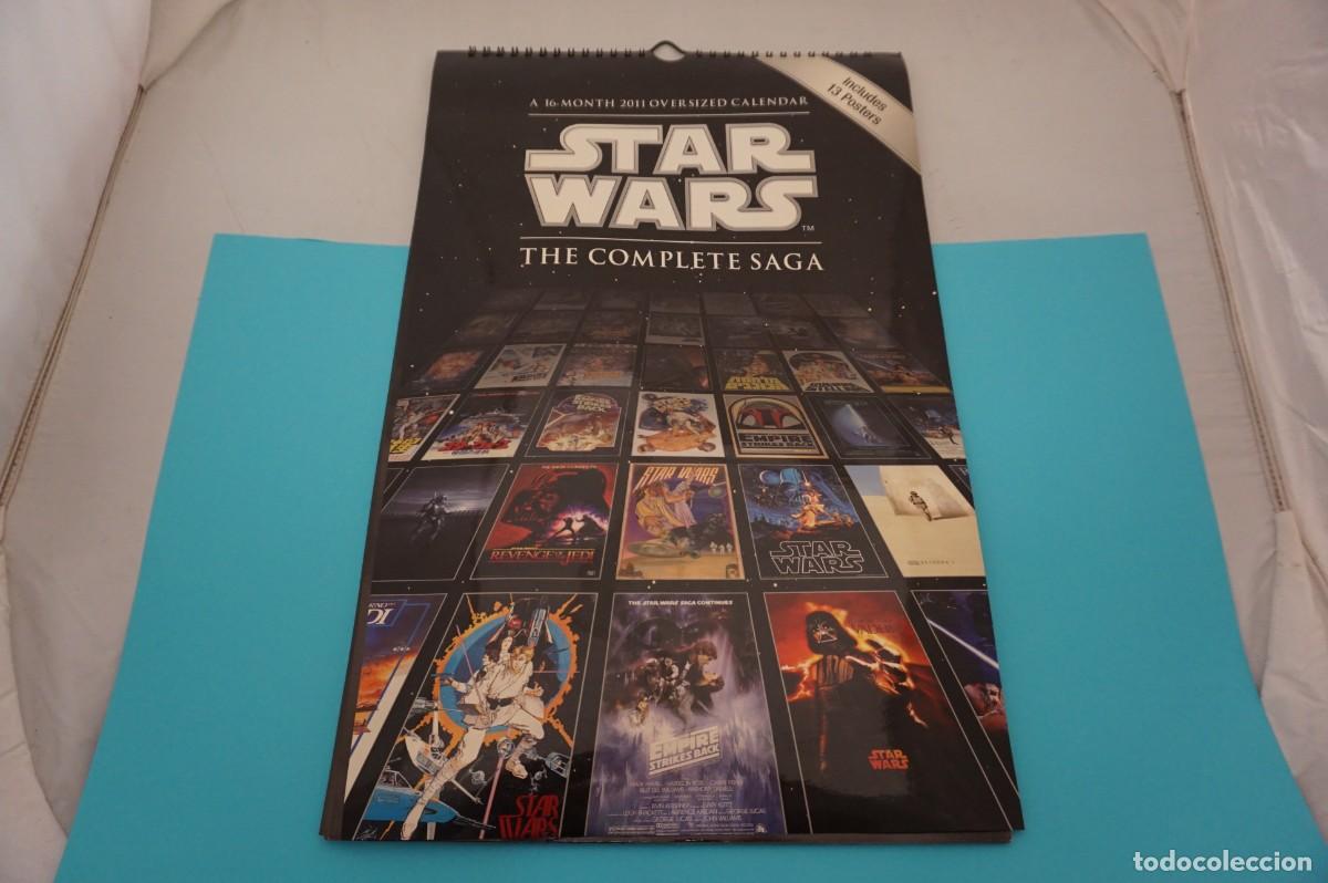 Coleccionismo calendarios: GRAN CALENDARIO STAR WARS 2011 - 13 POSTERS - Foto 1