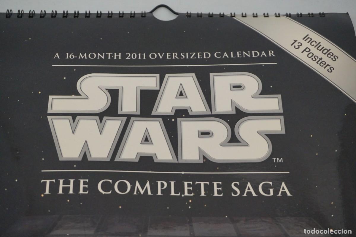 Coleccionismo calendarios: GRAN CALENDARIO STAR WARS 2011 - 13 POSTERS - Foto 2