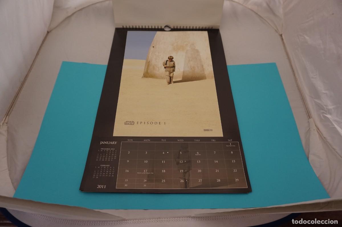 Coleccionismo calendarios: GRAN CALENDARIO STAR WARS 2011 - 13 POSTERS - Foto 4
