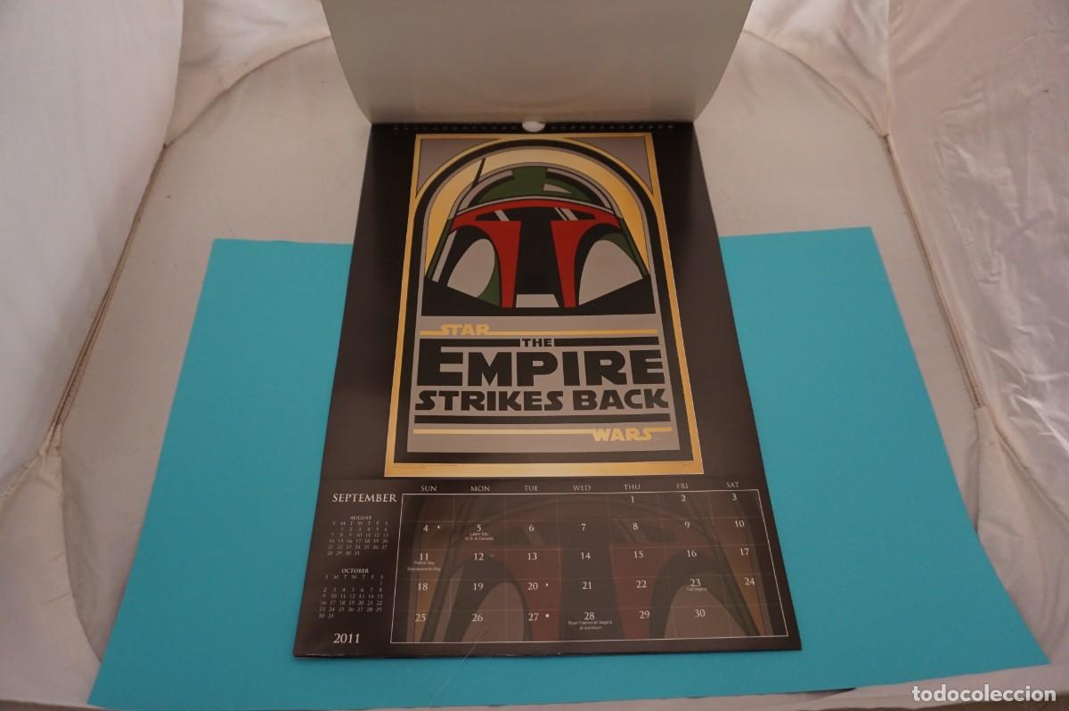 Coleccionismo calendarios: GRAN CALENDARIO STAR WARS 2011 - 13 POSTERS - Foto 7