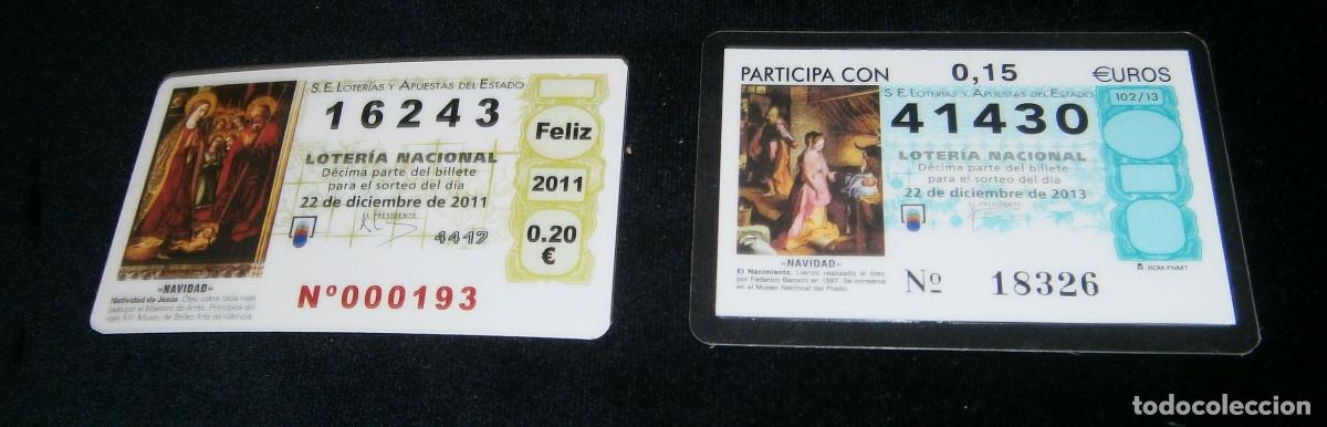 Colecionismo Calend&aacute;rios: calendarios decimos loteria a&ntilde;os 2012-2014