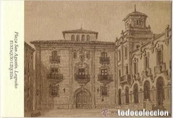 Coleccionismo Calendarios: -24102 CALENDARIO LOGRO&Ntilde;O, PLAZA SAN AGUSTIN, A&Ntilde;O 2004, PRECIOSA PINTURA, CIUDADES