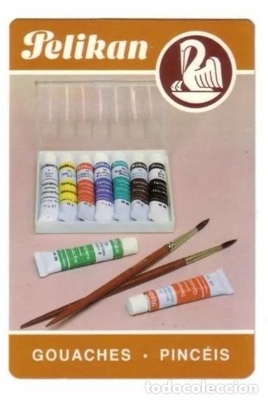 Coleccionismo Calendarios: -46627 CALENDARIO PELIKAN, PINTURAS Y PINCELES, A&Ntilde;O 1987, PUBLICITARIO EXTRANJERO