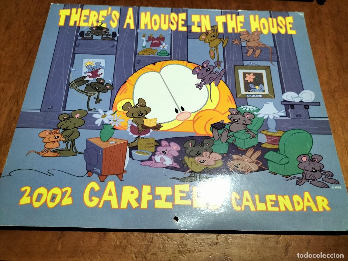 Coleccionismo Calendarios: CALENDARIO DE PARED DE GARFIELD DEL A&Ntilde;O 2002. BUEN ESTADO. SIN USO. EN INGL&Eacute;S. DIFICIL