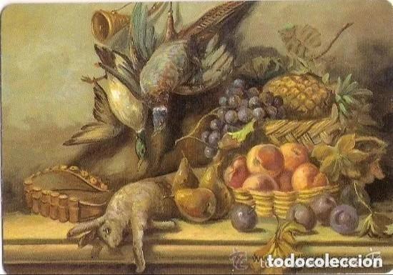 Coleccionismo Calendarios: -43337 CALENDARIO PINTURA, BODEGON DE CAZA, A&Ntilde;O 1999, CON PUBLICIDAD, SERIE WCB 305, PRECIOSA FOTOGR