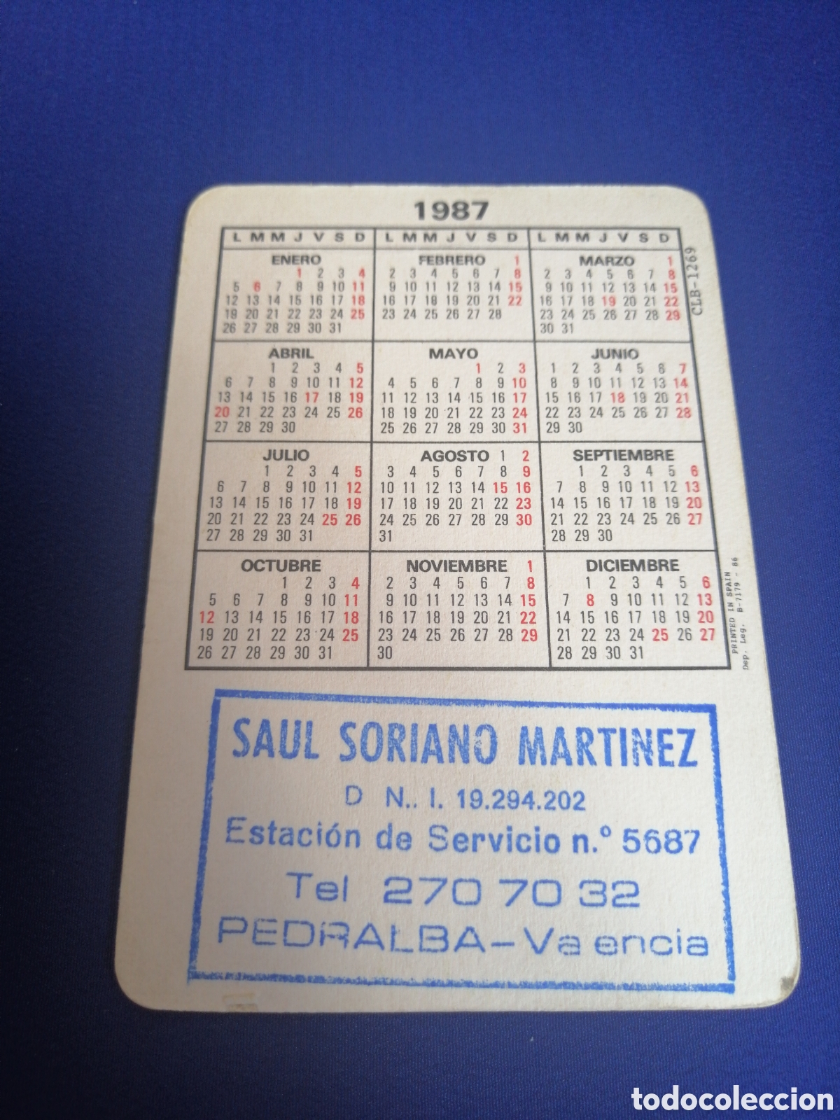 Coleccionismo calendarios: BALONCESTO 1987 CALENDARIO - Foto 2