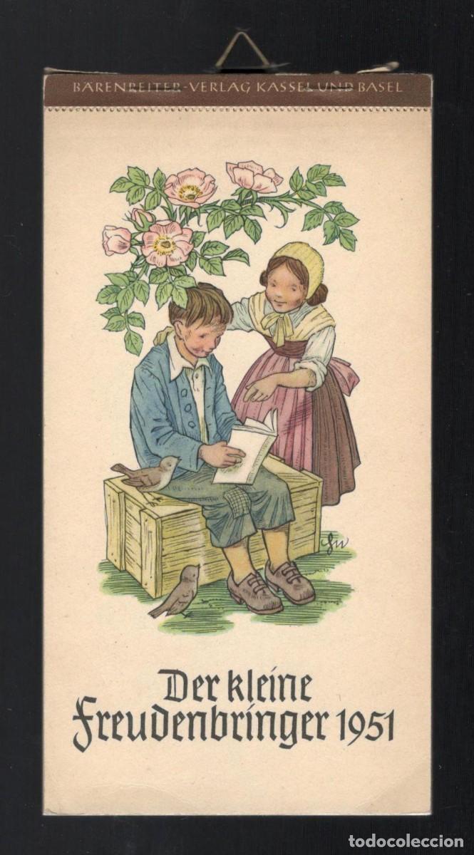 Coleccionismo calendarios: CALENDARIO: DER KLEINE FREUDENBRINGER 1951.