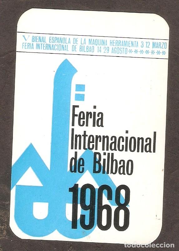 Sammeln von Kalendern: CALENDARIO DE BOLSILLO A&Ntilde;O 1968 FERIA INTERNACIONAL DE BILBAO 1968 - VER FOTO REVERSO