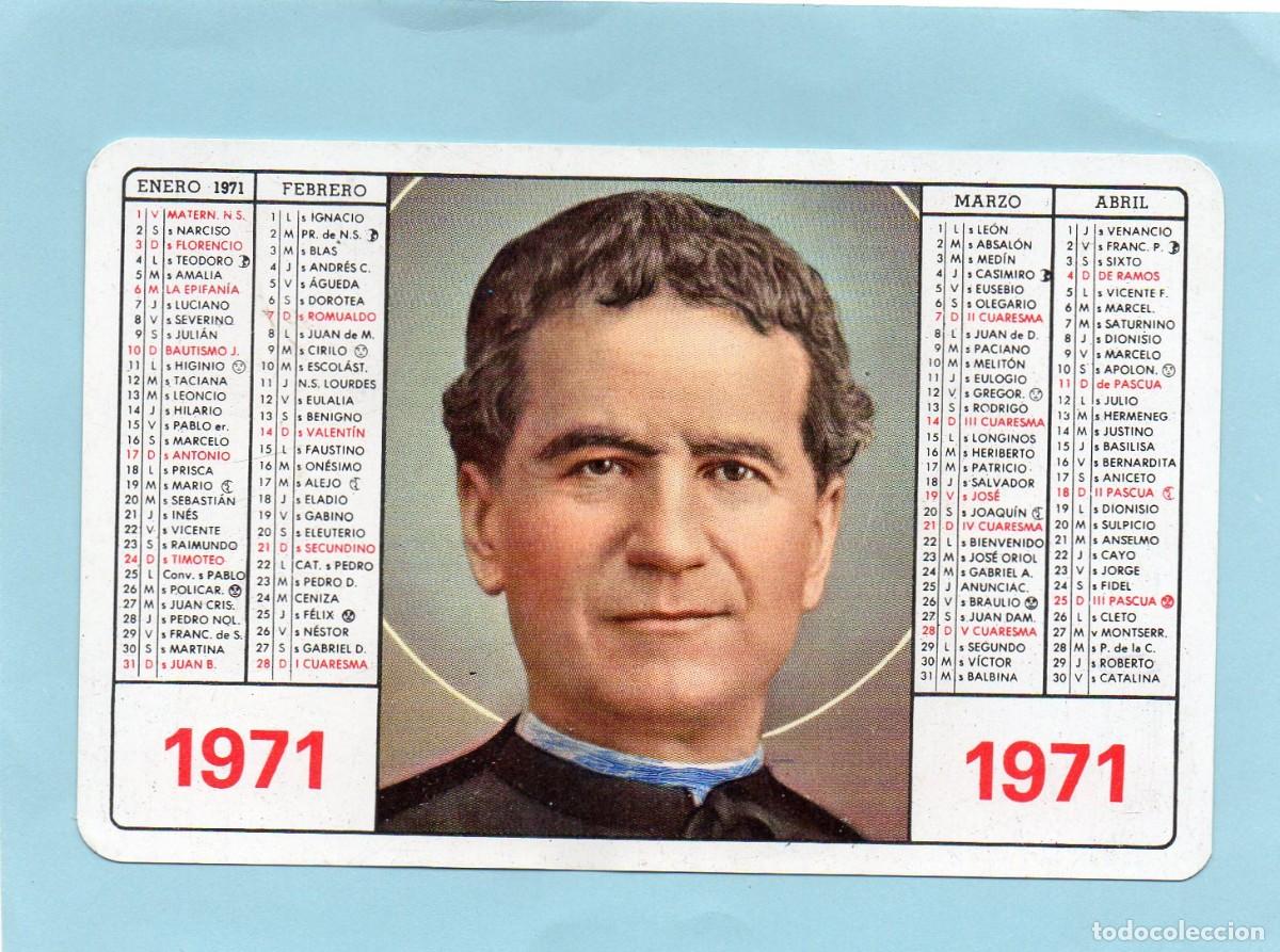 Collezionismo Calendari: Calendario de Publicidad 1971 - DON BOSCO
