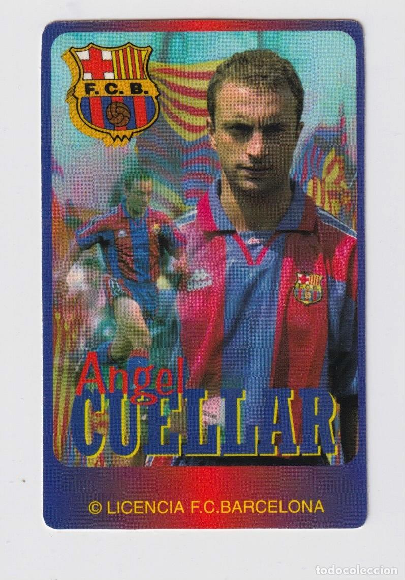 Collectionnisme Calendriers: CALENDARIO DE A&Ntilde;O 1996 SIN PUBLICIDAD DE JUGADOR DEL F.C. BARCELONA &Aacute;NGEL CUELLAR EN ESPA&Ntilde;OL
