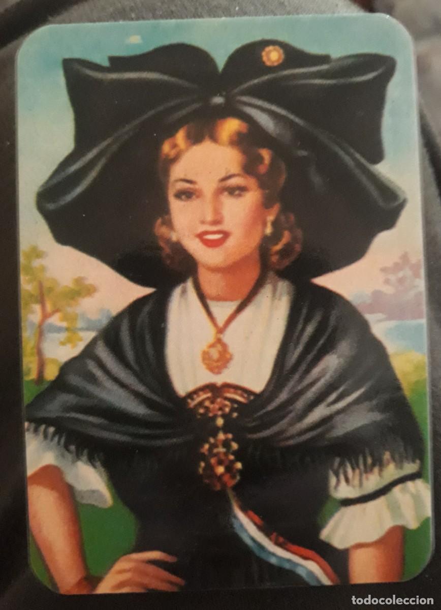Coleccionismo Calendarios: -82748 CALENDARIO PINTURA MUJER CON TRAJE REGIONAL DE FIESTA ALSACIANA, A&Ntilde;O 1986, EXTRANJERO
