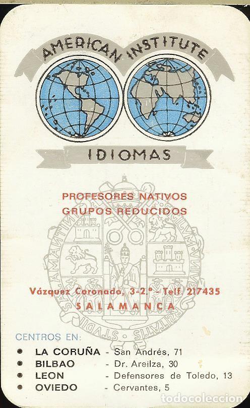 Coleccionismo Calendarios: CALENDARIO DE PUBLICIDAD - 1970 - AMERICAN INSTITUTE