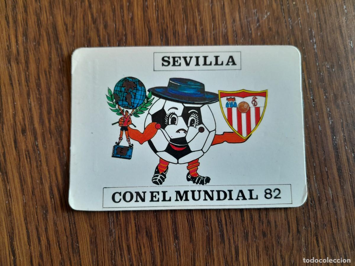 Coleccionismo calendarios: calendario de serie DLB 11.090, de futbol, Sevilla, con el mundial 82, a&ntilde;o 1982