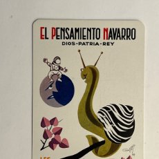 Coleccionismo Calendarios: CALENDARIO. EL PENSAMIENTO NAVARRO. DIOS PATRIA. REY (A.1970)