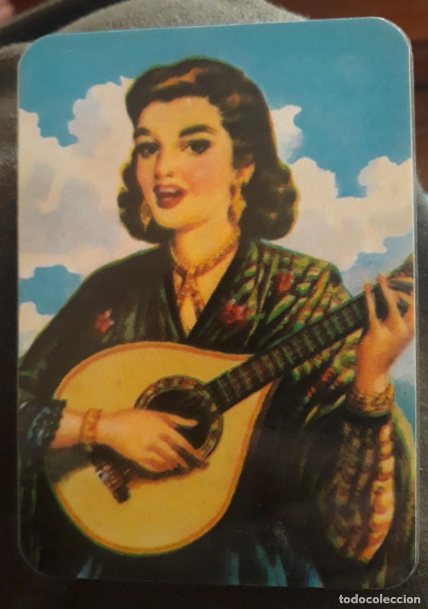 Coleccionismo Calendarios: -83254 CALENDARIO PINTURA MUJER CON TRAJE REGIONAL DE CANTANTE DE FADO, A&Ntilde;O 1986, EXTRANJERO