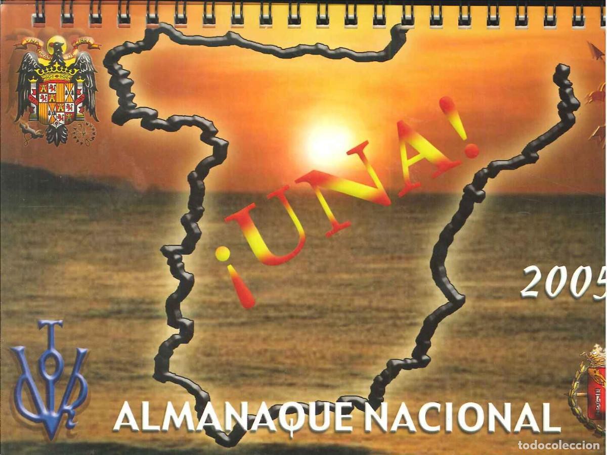 Collectables Calendars: ANTIGUO REGIMEN - ALMANAQUE NACIONAL - A&Ntilde;O 2005 - BAZAR NACIONAL - GRAFICAS TOMELLOSO