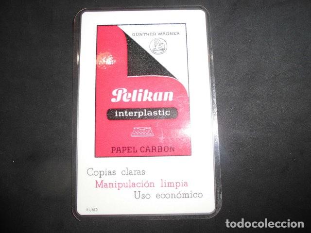 Coleccionismo Calendarios: CALENDARIO DE BOLSILLO PLASTIFICADO: PELIKAN - INTERPLASTIC - PAPEL CARBON - A&Ntilde;O 1966.