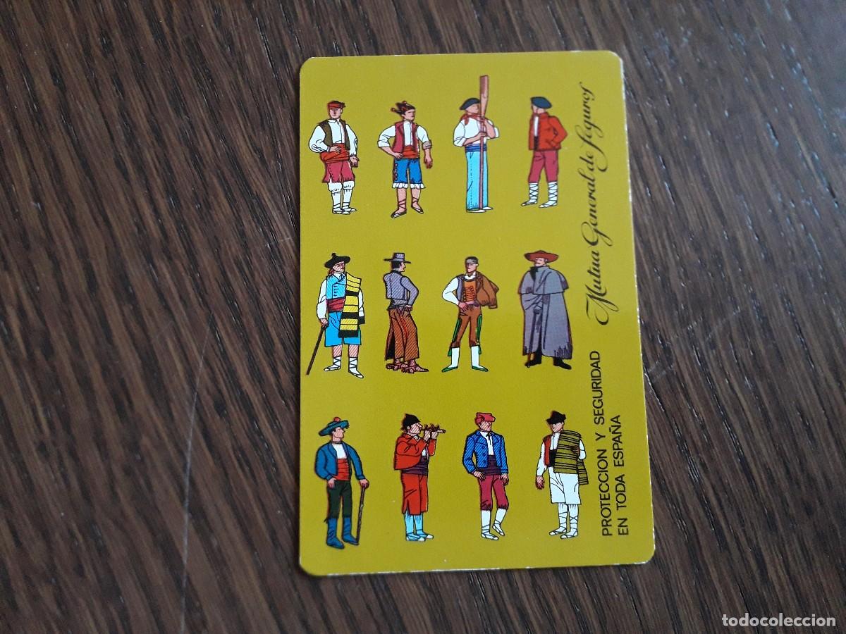 Coleccionismo Calendarios: calendario de publicidad, mutua general de seguros, a&ntilde;o 1967, serie trajes regionales.